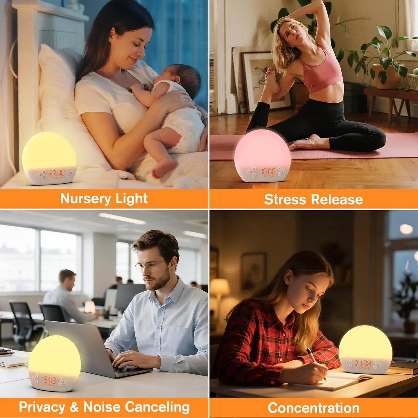 Réveil Simulateur d'Aube Lumineux