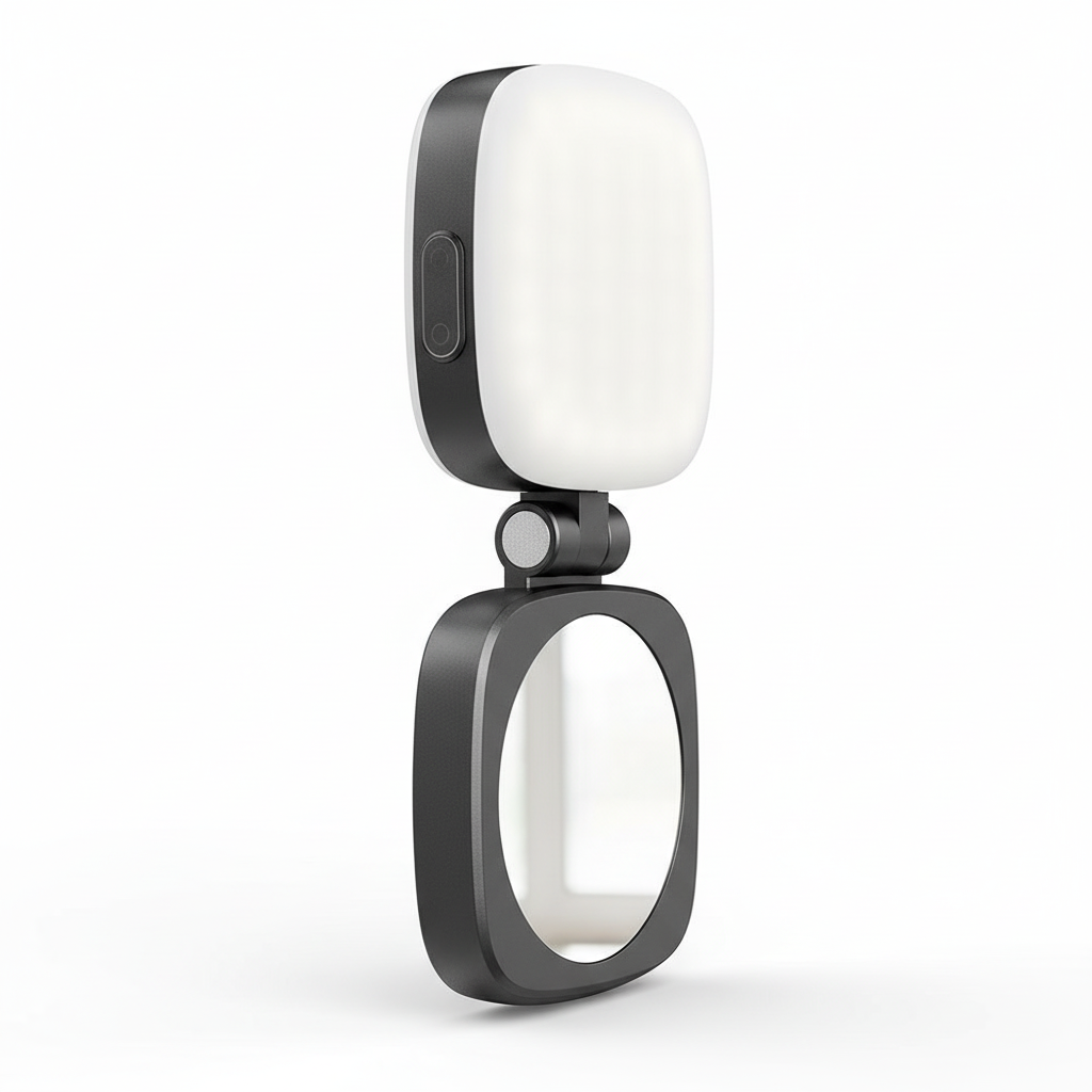 2 in 1 Magnetic Phone Selfie Light with Mirror Fill Light Led Ringlight Video Photography Accessories for Magsafe IPhone Samsung