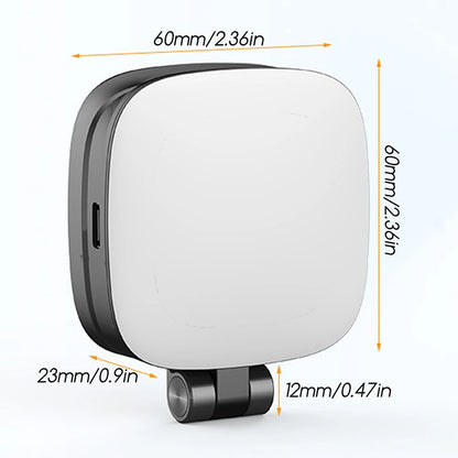 2 in 1 Magnetic Phone Selfie Light with Mirror Fill Light Led Ringlight Video Photography Accessories for Magsafe IPhone Samsung