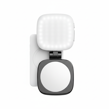 2 in 1 Magnetic Phone Selfie Light with Mirror Fill Light Led Ringlight Video Photography Accessories for Magsafe IPhone Samsung